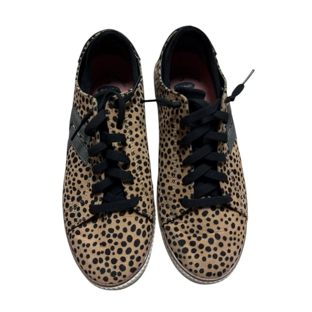 Dr. Scholl's Women's Leopard Print Sweet Kicks Oxford Comfy Sneakers Size 8